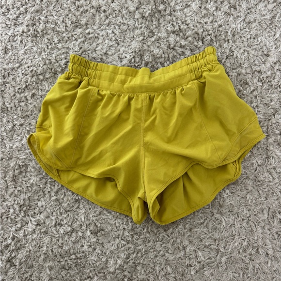 Yellow Lululemon Women's Shorts - Picture 1 of 3